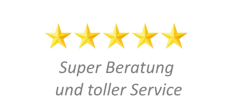 Bewertung:super Beratung und toller Service